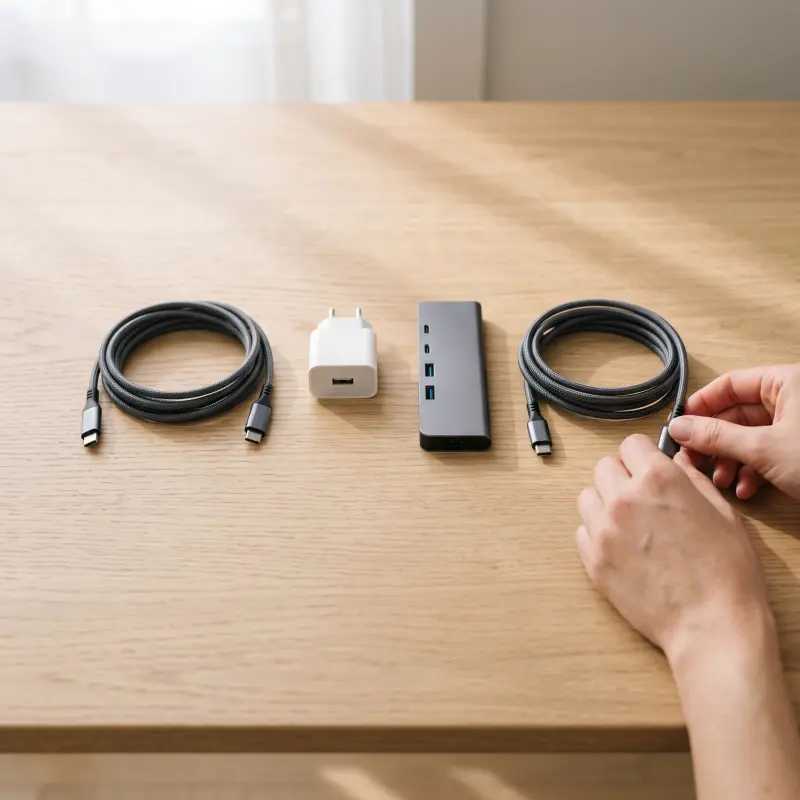 Laders, kabels en adapters